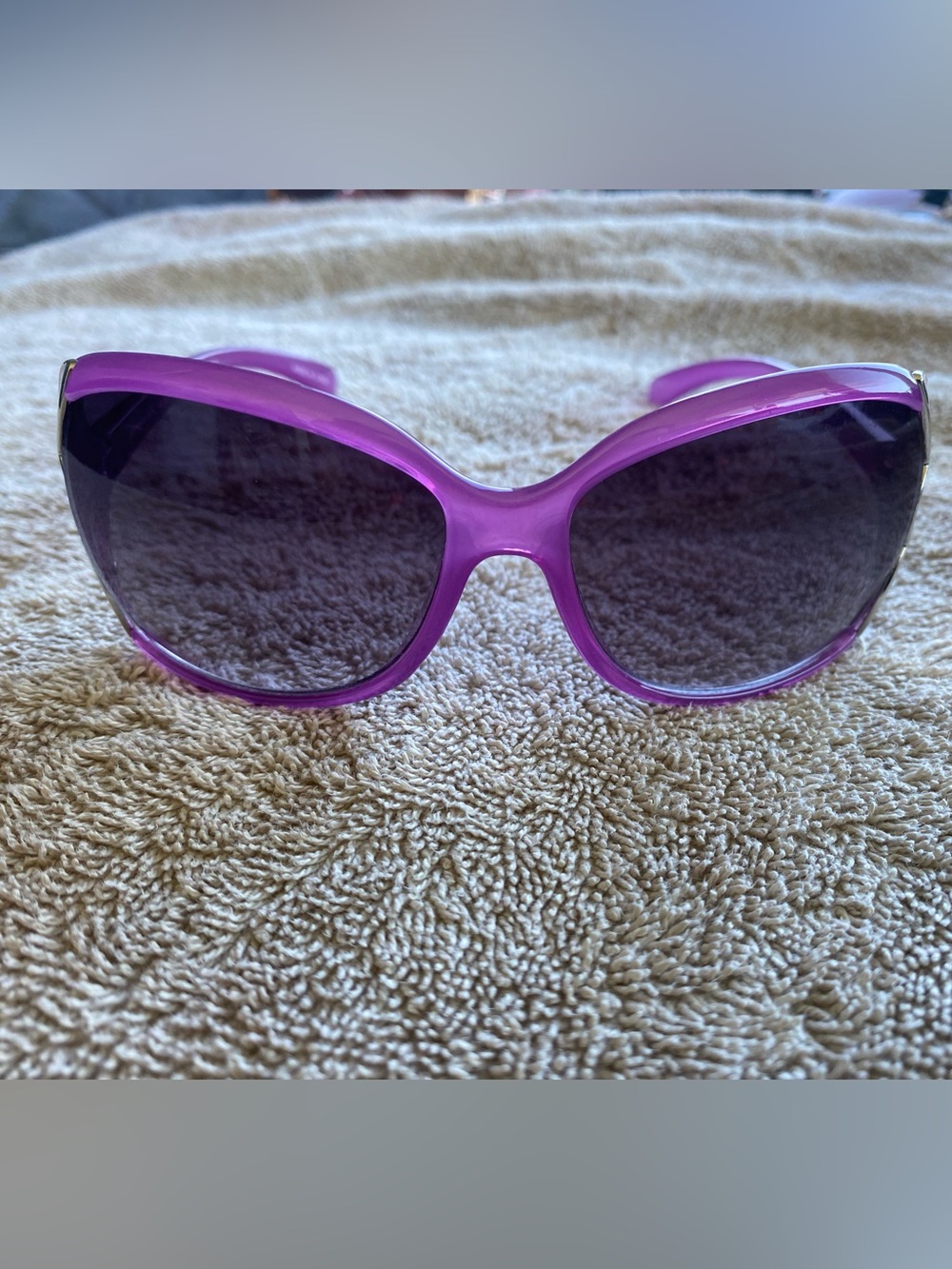 Vintage GAP  Purple flower Oversized Sunglasses